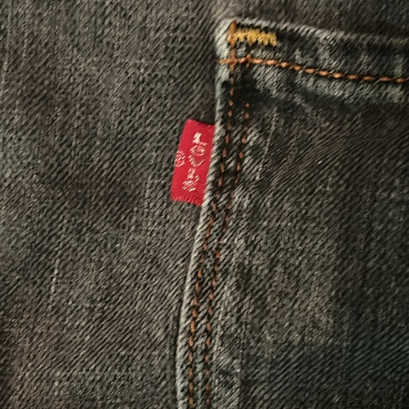 VINTAGE RARE VHTF UNISEX LEVI’S RED BUTTON FLY MENS size 36x30 REDLINE SELVAGE - Picture 7 of 16